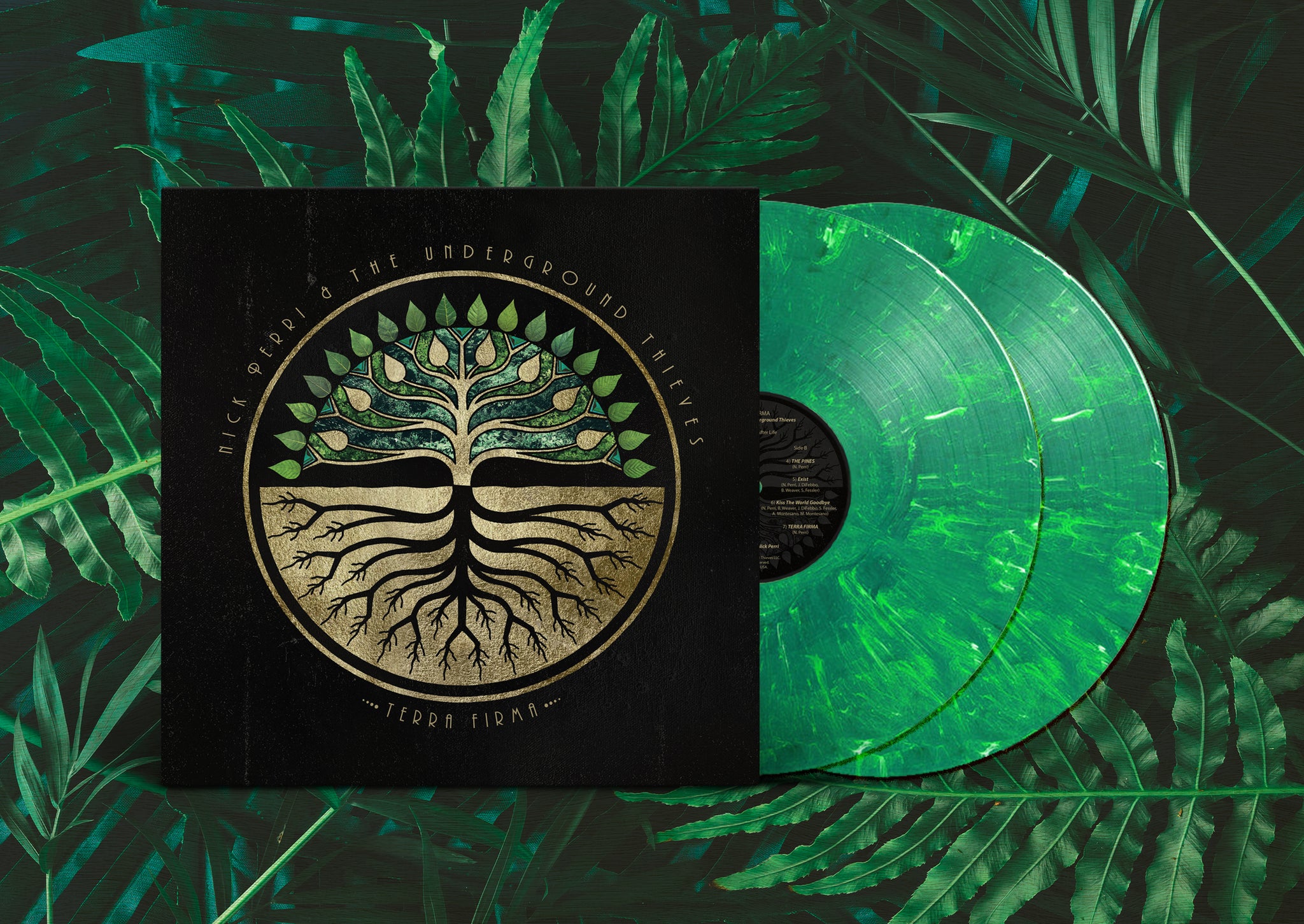 TERRA FIRMA - Limited Edition GREEN Double Vinyl 2ND PRESSING